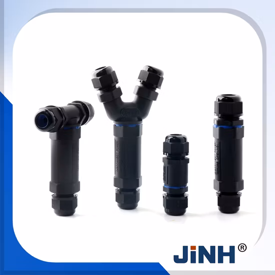 Câble souterrain électrique IP68, vente directe d'usine, connecteur étanche à 3 broches
