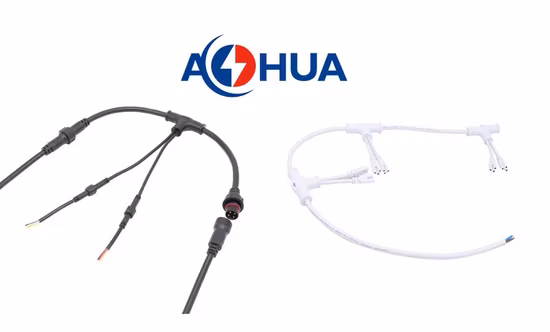 Chine Ventes chaudes Bande lumineuse LED Connecteur de câble répartiteur de type T IP 67 2 broches 3 broches 4 broches 3 voies Connecteur de câbles à branches multiples pour la lumière de croissance des plantes