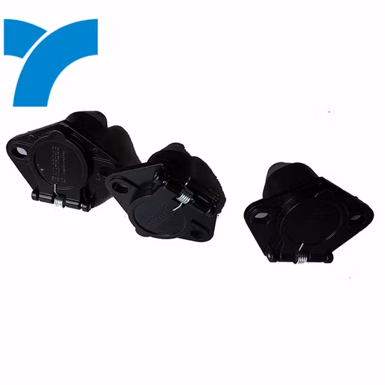 Connecteur de remorque à 7 broches, petite prise ronde en plastique, article tendance